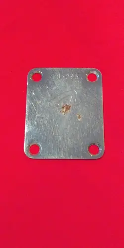 VINTAGE 1966 FENDER GUITAR NECK PLATE STRATOCASTER JAGUAR P JAZZ BASS 1967