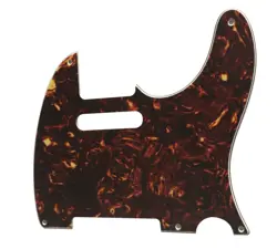BROWN TORTOISE PICKGUARD GUITAR PARTS FOR FENDER ESQUIRE TELECASTER 5-HOLE