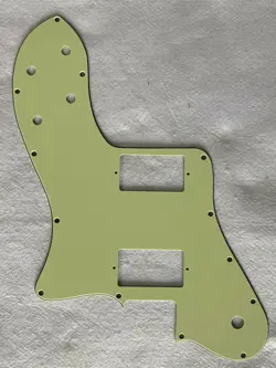 FITS FENDER SQUIER TELECASTER DELUXE PAF GUITAR PICKGUARD,3 PLY VINTAGE GREEN