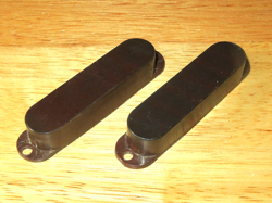 FENDER 1962 BROWN DUO SONIC PICKUP COVERS