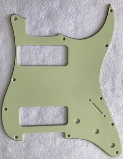 NEW FOR FENDER STRAT 2 P90 PICKUP GUITAR PICKGUARD,3 PLY VINTAGE GREEN
