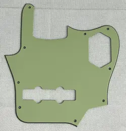 VINTAGE GREEN 3-PLY FOR FIT US FENDER JAGUAR BASS STYLE GUITAR PICKGUARD