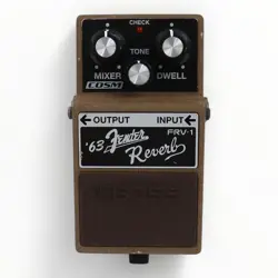 BOSS FRV-1 63 FENDER REVERB PEDAL 2692 TESTED & WORKS