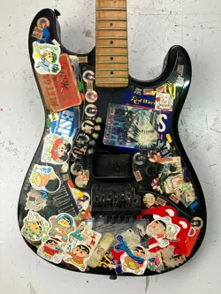 PROJECT FENDER JAPAN SF-451 ELECTRIC GUITAR (BLACK)