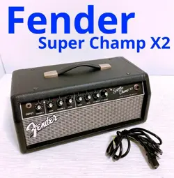 FENDER SUPER CHAMP X2 HEAD TUBE HYBRID - BLACK FROM JAPAN