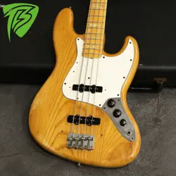 FENDER 1974-76 JAZZ BASS NATURAL USED ELECTRIC BASS  1970