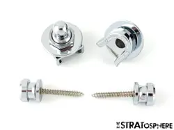 FENDER 2 STRAP LOCKS + KNOBS STRAT TELE STRATOCASTER H.E.R. GUITAR
