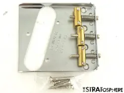 USA FENDER CUSTOM SHOP 54 TELECASTER, BRIDGE SER # CHROME BRASS TELE 1954 TCP!