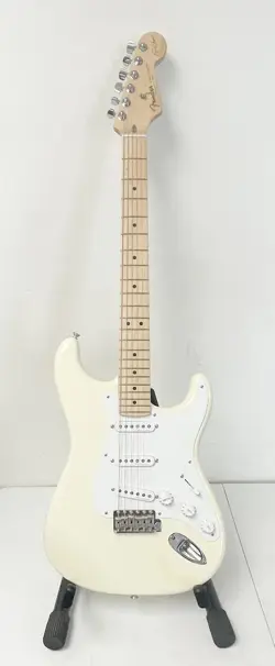 2017 FENDER ERIC CLAPTON SIGNATURE WHITE STRAT GUITAR W/ TWEED CASE & HANG TAGS