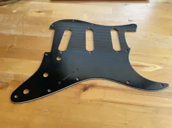 GENUINE FENDER STRATOCASTER BLACK PICKGUARD 3-PLY USA