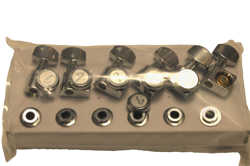 SET OF 5 - FENDER DELUXE LOCKING MACHINE HEADS  #R3967