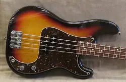 FENDER JAPAN PB62-US SUNBURST USED 2006-2008 ALDER BODY MAPLE NECK W/SOFT CASE