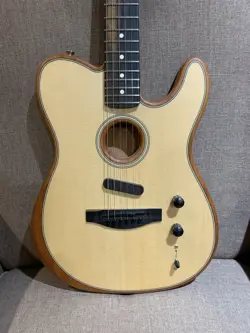 FENDER AMERICAN ACOUSTASONIC TELECASTER NATURAL 885978035281