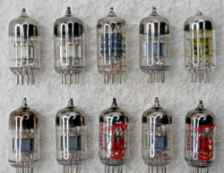 LOT OF TEN (10) 12AX7  PREAMP TUBES SOVTEKS EH FENDER GT LPS INCLUDED UNTESTED