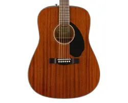 OPEN BOX FENDER CD-60S DREADNOUGHT ALL-MAHOGANY ACOUSTIC GUITAR - NATURAL 885978875740