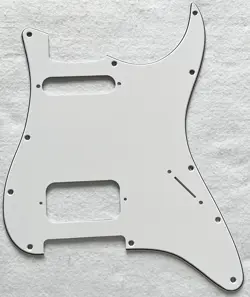 FOR FENDER US HS 11 SCREW HOLE GUITAR PICKGUARD, 3 PLY WHITE