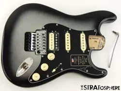FENDER ULTRA LUXE STRATOCASTER STRAT HSS FLOYD ROSE LOADED BODY SILVERBURST