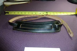 VINTAGE ORIGINAL 1960S FENDER GUITAR STRAP BLACK – EXCELLENT CONDITION - ITEM RJ