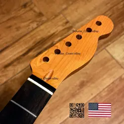 ROASTED MAPLE ROSEWOOD TELE NECK NITRO SATIN TELECASTER FT FENDER WARMOTH TR02W