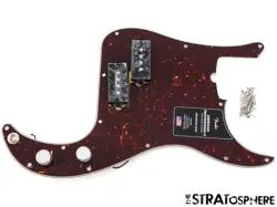 FENDER AMERICAN PROFESSIONAL II PRECISION BASS LOADED PICKGUARD, V MOD PICKUPS!