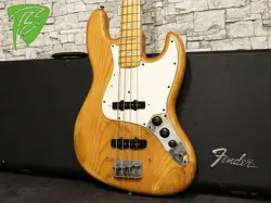 FENDER 1974-76 JAZZ BASS NATURAL ELECTRIC GUITAR