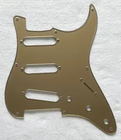 FOR US FENDER 57' 8 SCREW STRATOCASTER  GUITAR PICKGUARD,1 PLY ACRYLIC GOLD