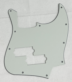 PARCHMENT 3-PLY FENDER TOP JAZZ BASS WITH PB PICKUP STYLE GUITAR PICKGUARD
