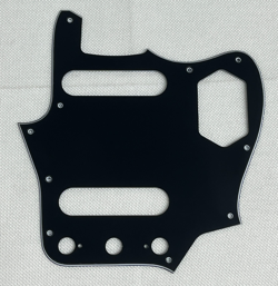 BLACK 3-PLY FOR FIT FENDER JAPAN REISSUED JAGUAR STYLE GUITAR PICKGUARD