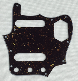 BROWN TORTOISE 4-PLY FOR FIT FENDER JAPAN REISSUED JAGUAR STYLE GUITAR PICKGUARD