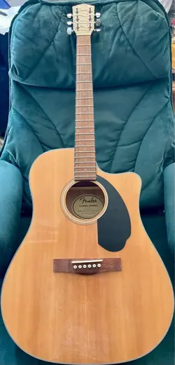 ELECTRIC ACOUSTIC GUITAR FENDER CD-60SCE DREAD/NAT INDONESIA S/N IPS201210644