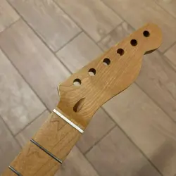 22 FRET ROASTED MAPLE TL GUITAR NECK NITRO SATIN FOR DIY FENDER TELECASTER STYLE