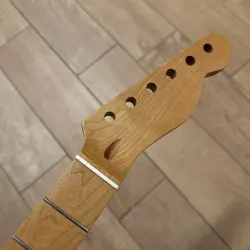 ROASTED MAPLE TELE GUITAR NECK NITRO SATIN FOR DIY FENDER TELECASTER