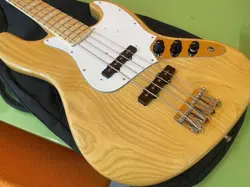 FENDER JAPAN JB75 JAZZ BASS NATURAL BLOCK INLAY MADE IN JAPAN