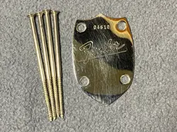 1968 FENDER VILLAGER 12 STRING ACOUSTIC GUITAR NECK PLATE W/ SCREWS