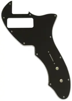 CUSTOM FOR FENDER 69 TELECASTER THINLINE GUITAR PICKGUARD P90,3 PLY BLACK