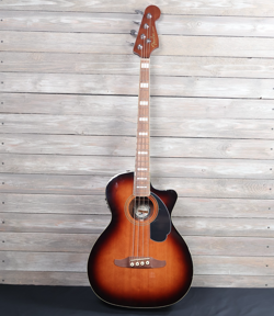 FENDER KINGMAN BASS ACOUSTIC ELECTRIC BASS WITH CASE AS IS GREAT CONDITION!