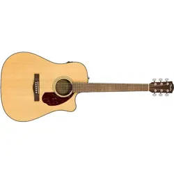FENDER CD-140SCE DREADNOUGHT ACOUSTIC GUITAR, WALNUT FINGERBOARD, NATURAL,...