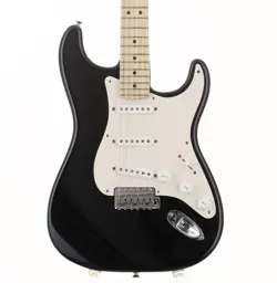 FENDER ERIC CLAPTON STRATOCASTER W/VINTAGE NOISELESS PU BLACK USED W/HARD CASE