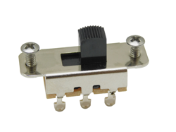 SWITCHCRAFT BLACK SLIDE SWITCH FOR FENDER JAGUAR/JAZZMASTER EP-0260-023