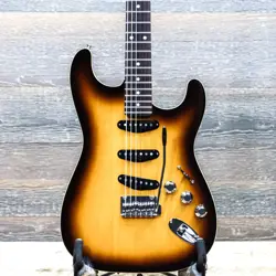 FENDER AERODYNE SPECIAL STRATOCASTER CHOCOLATE BURST ELECTRIC GUITAR W/BAG