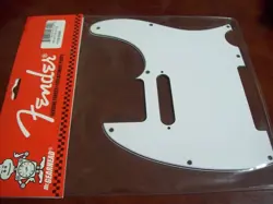 PICKGUARD HOLES WHITE