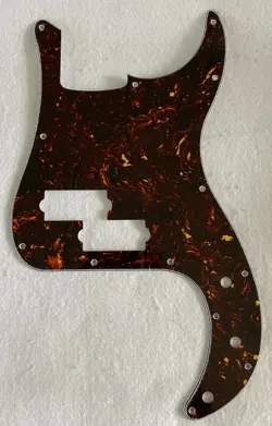 FOR FENDER US STANDARD PRECISION BASS GUITAR PICKGUARD ,4 PLY BROWN TORTOISE