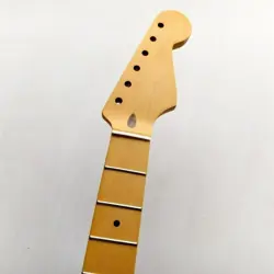 VINTAGE 21 FRETS ELECTRIC GUITAR NECK MAPLE NITRO SATIN FOR FENDER START PART