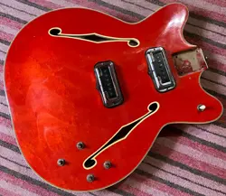 VINTAGE 1967 FENDER CORONADO II LOADED GUITAR BODY USA