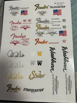 !GUITAR NECK STICKER