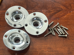 SET 1950S FENDER CHAMP LAP STEEL GUITAR LEG MOUNTS