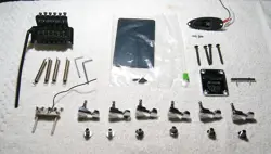 CHARVEL SOCAL SC1 FLOYD ROSE BRIDGE, NECK PLATE, TUNERS AND PARTS PACK