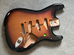 FENDER DAVE MURRAY STRATOCASTER GUITAR BODY SUNBURST 4 LB 14 OZ