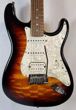 VINTAGE FENDER CUSTOM SHOP SET-NECK STRATOCASTER HSS, 1997, QUILTED MAPLE TOP, A