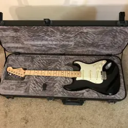 FENDER MOD SHOP STRATOCASTER ELECTRIC GUITAR ALDER BLACK 2022